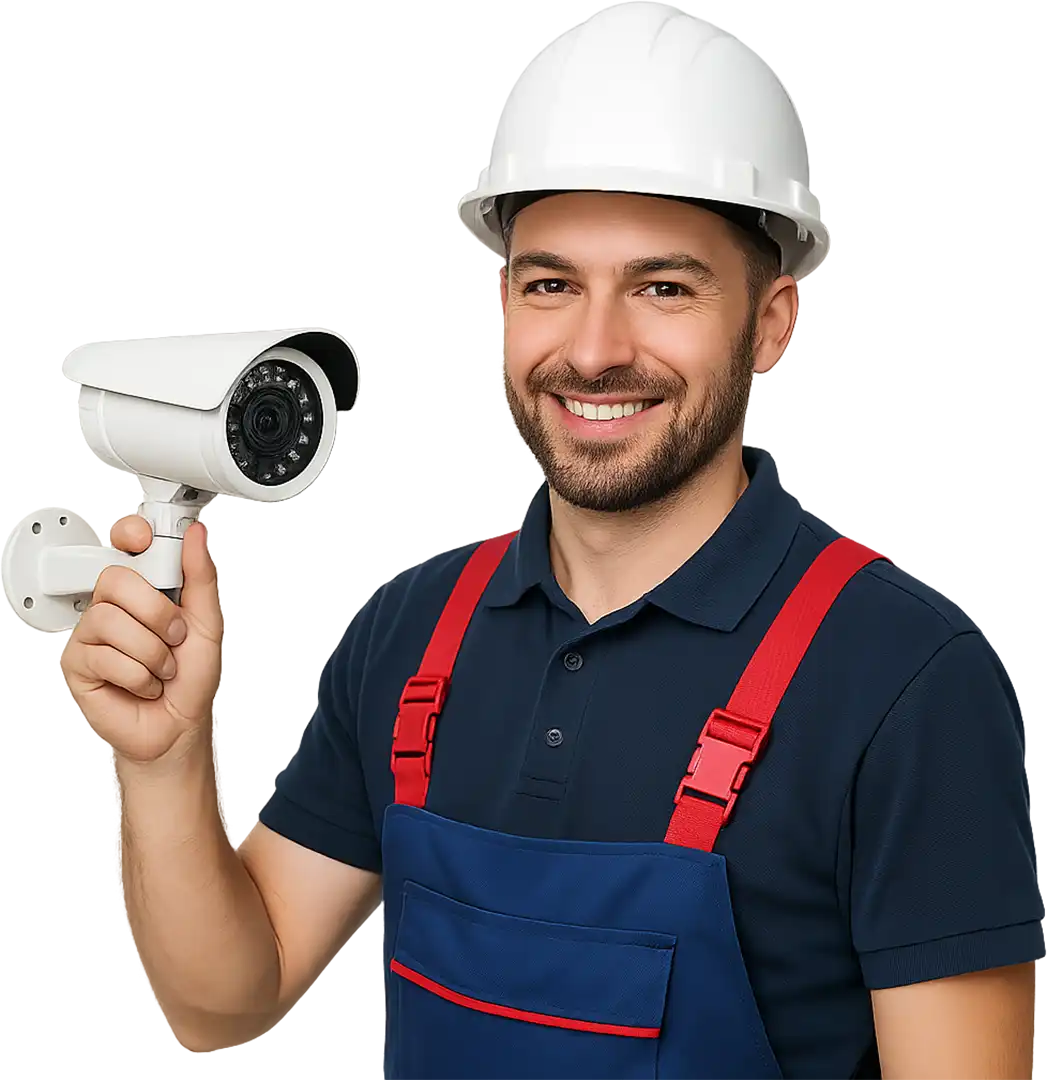 Technik CCTV z kamerą do monitoringu – Guard Technical System